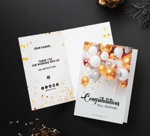 custom full color greeting cards